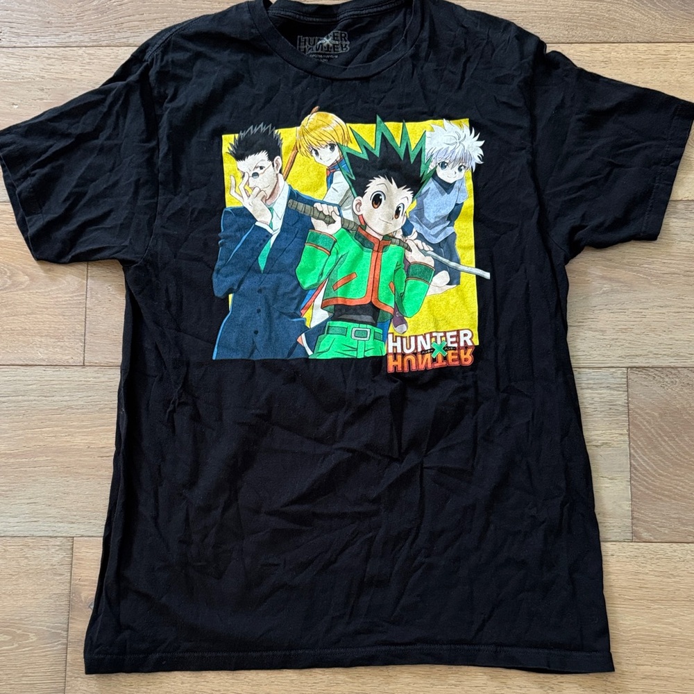 Hunter x Hunter Black Graphic Soft Tee Large